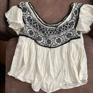 American eagle off the shoulder top